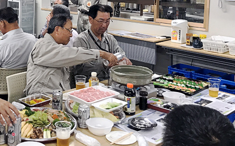 図版：今回のメイン料理はしゃぶしゃぶです